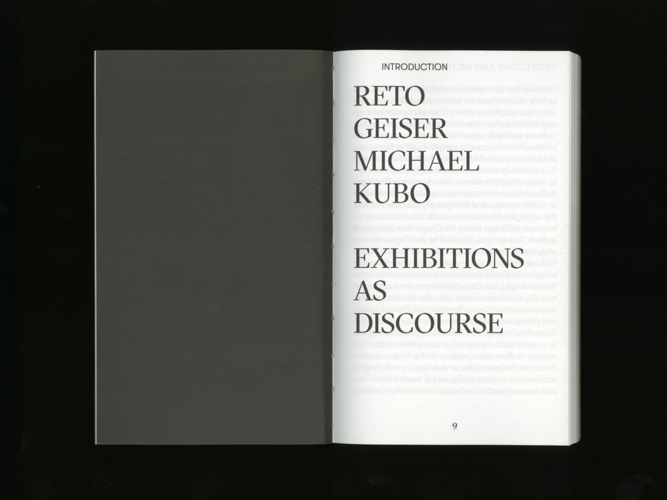 Book Spread "Futures of the Architectural Exhibition"