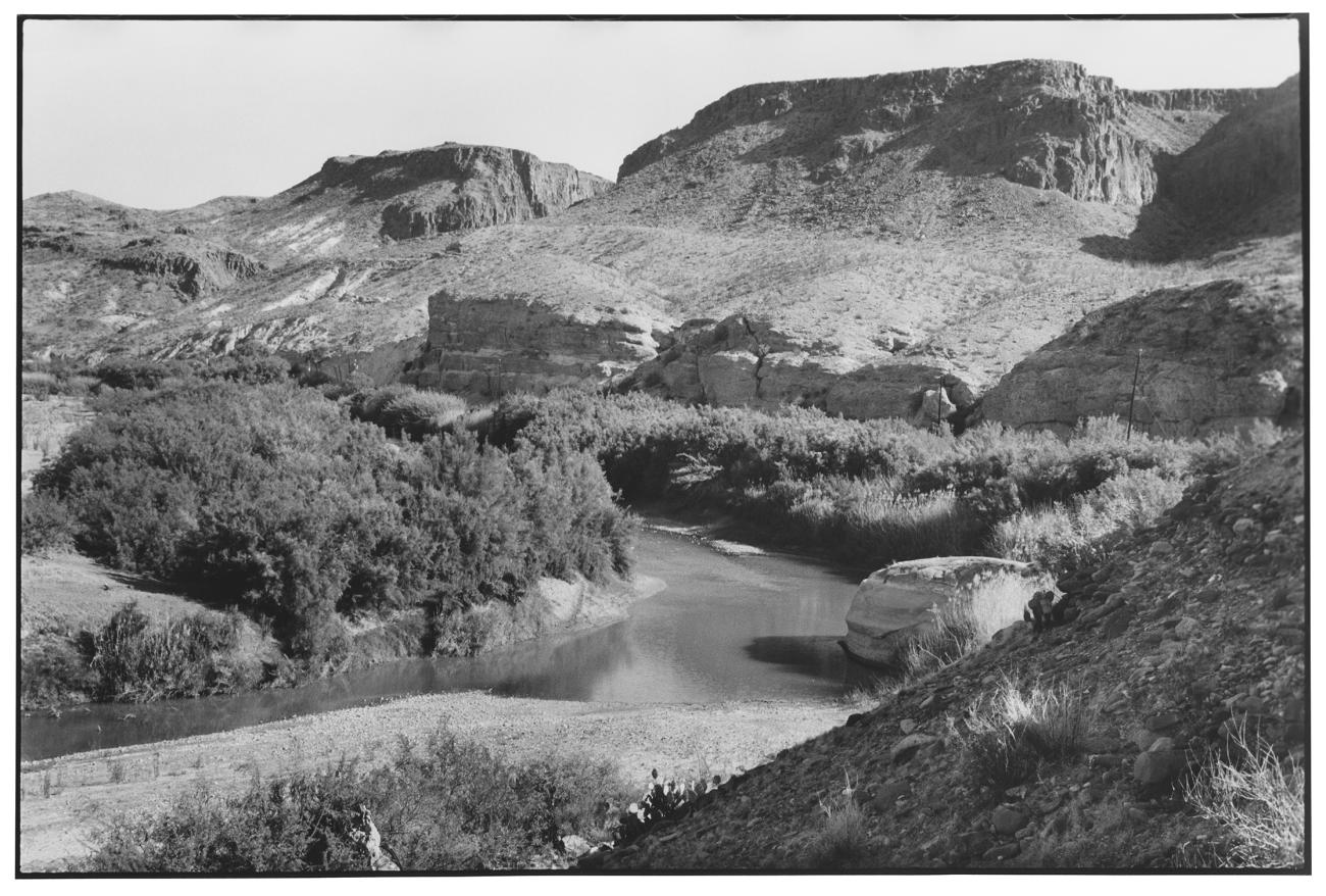 Rolling hills with meandering stream