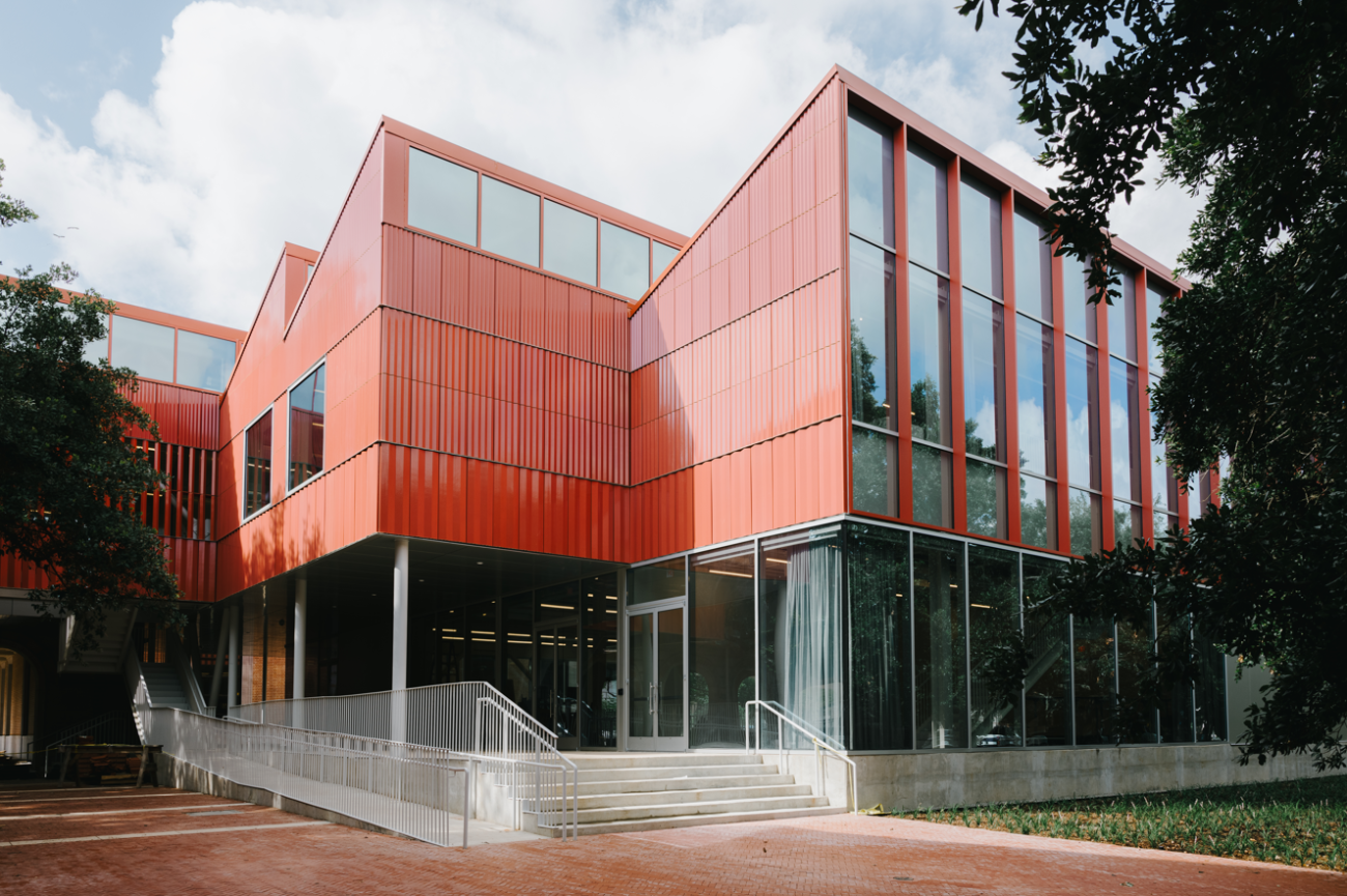 architectural photo of a newly designed space Cannady Hall