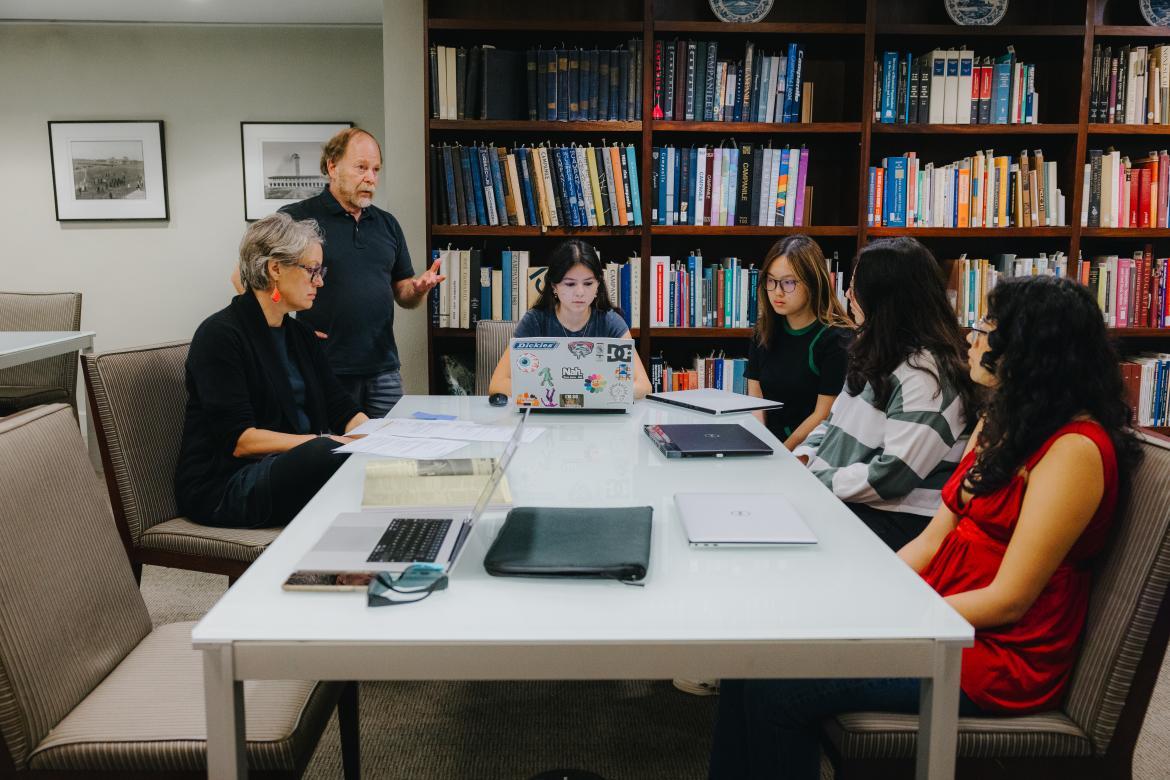 Archive meeting in Fondren Library