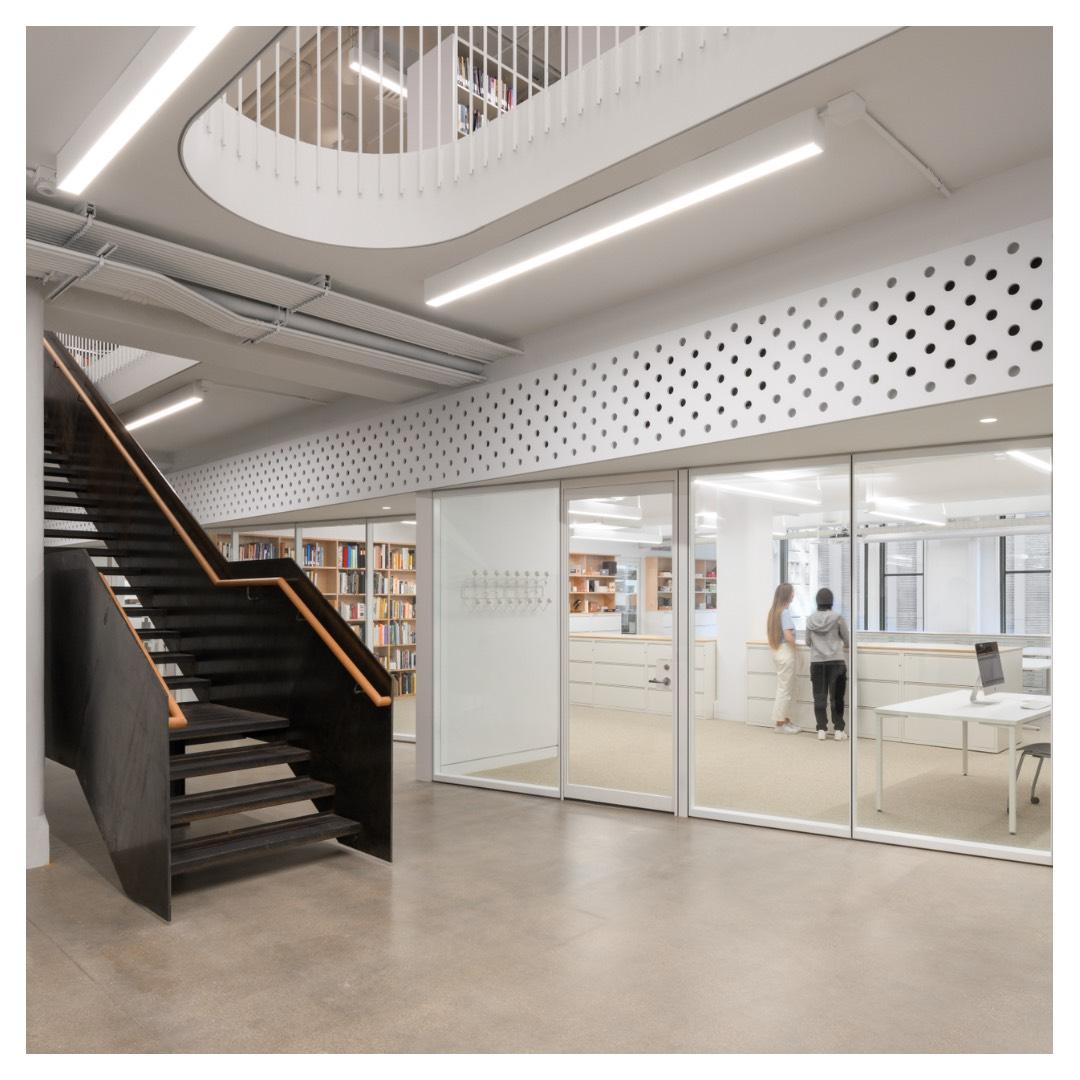 architectural photo of a newly designed space