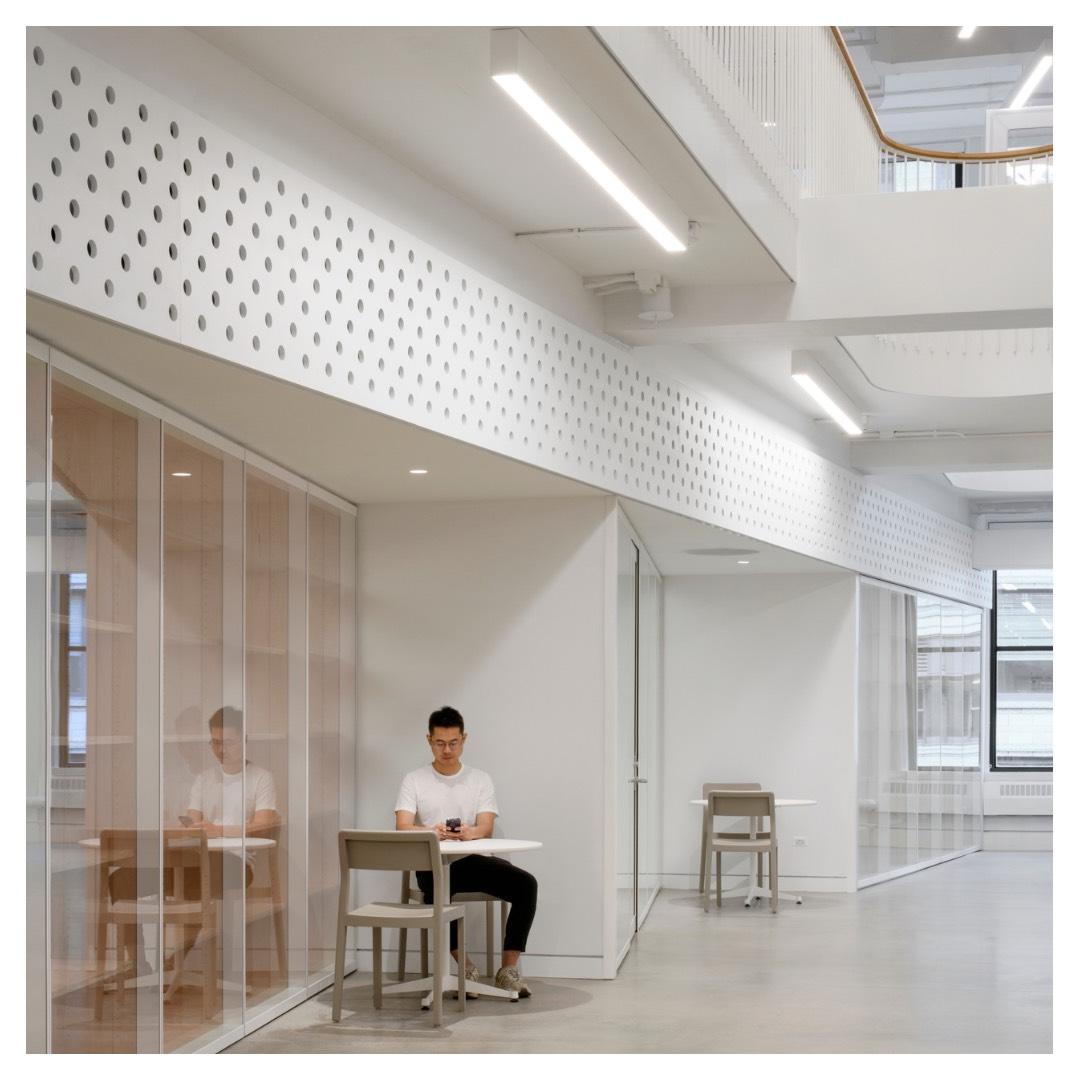 architectural photo of a newly designed space