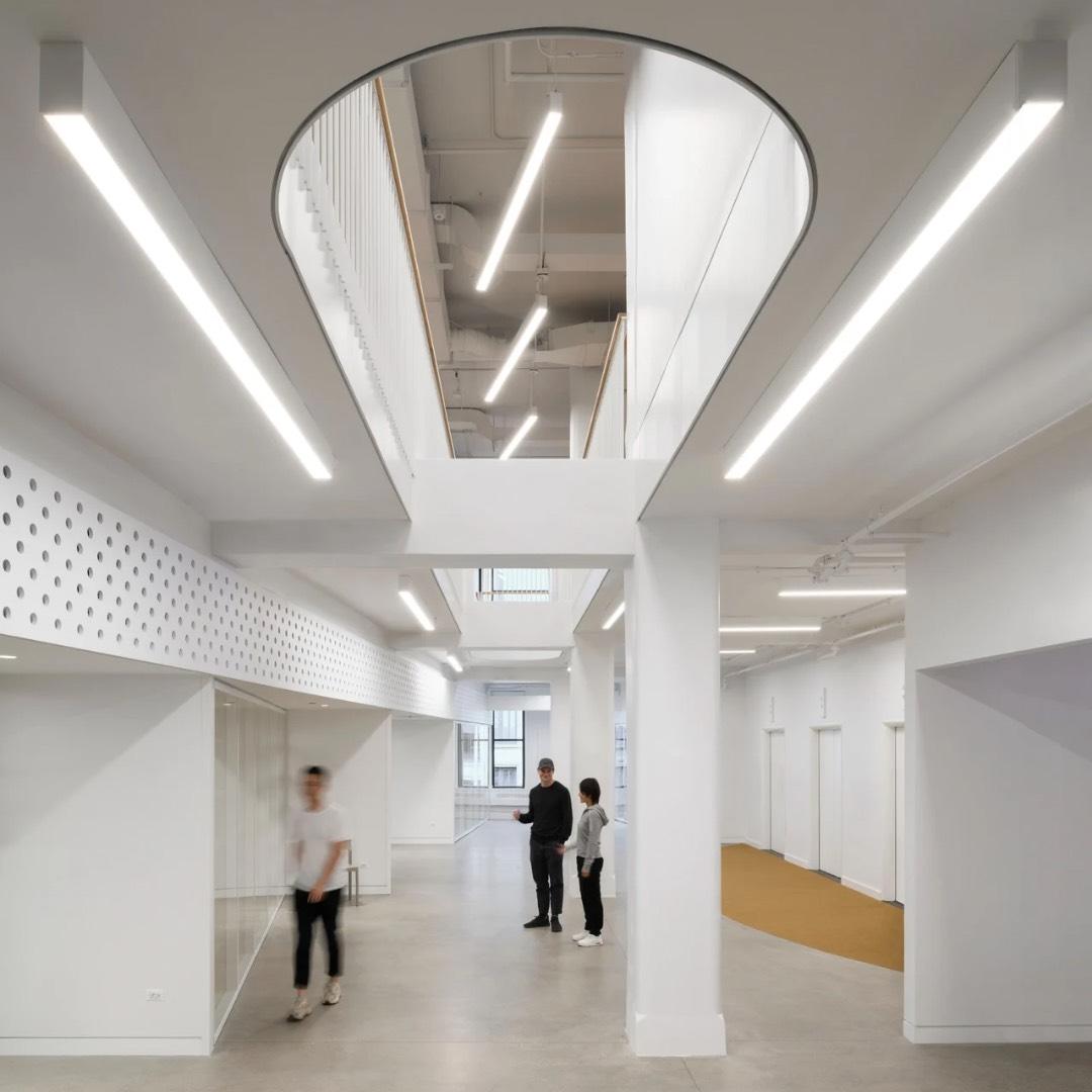 architectural photo of a newly designed space