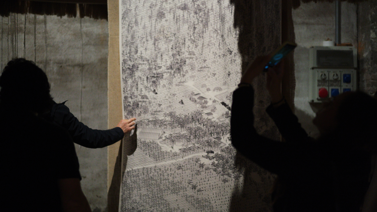 Zhicheng Xu installation at The 2025 Venice Biennial